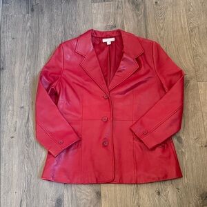 Nordstrom Red Blazer Jacket